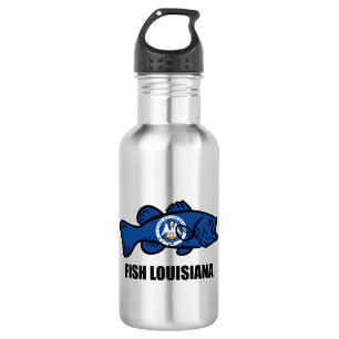 Fish Louisiana Edelstahlflasche