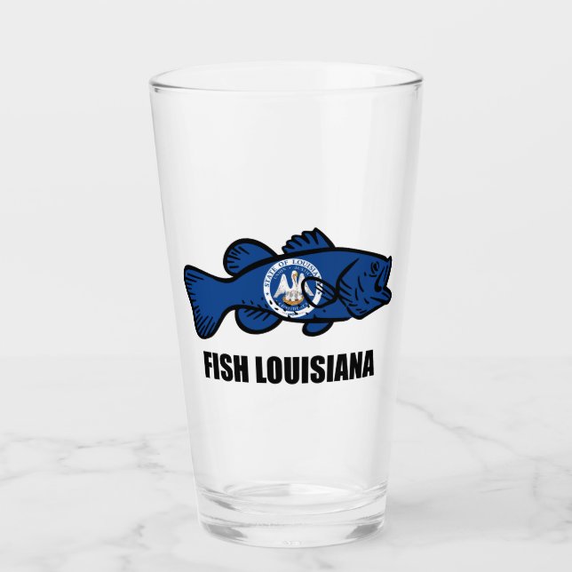 Fish Louisiana Glas (Vorderseite)