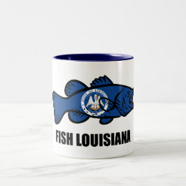 Fish Louisiana Zweifarbige Tasse