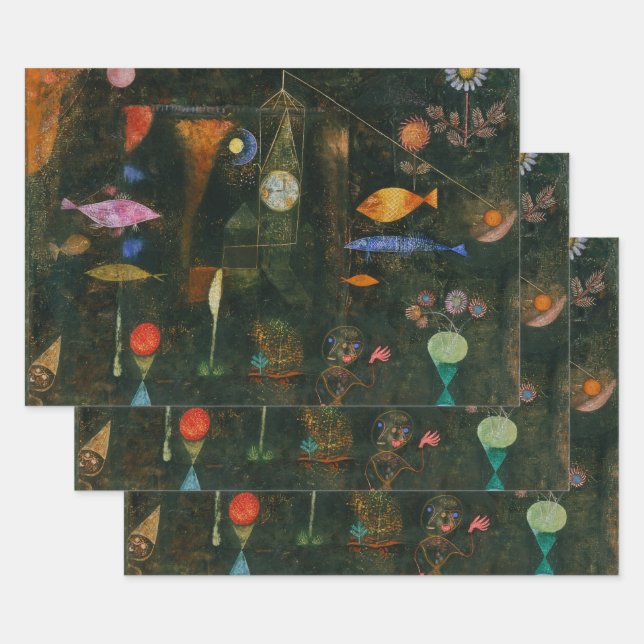 Fish Magic - Paul Klee Geschenkpapier Set (Set)