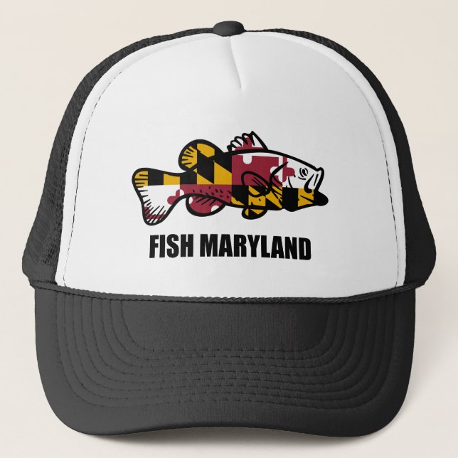 Fish Maryland Truckerkappe (Vorderseite)