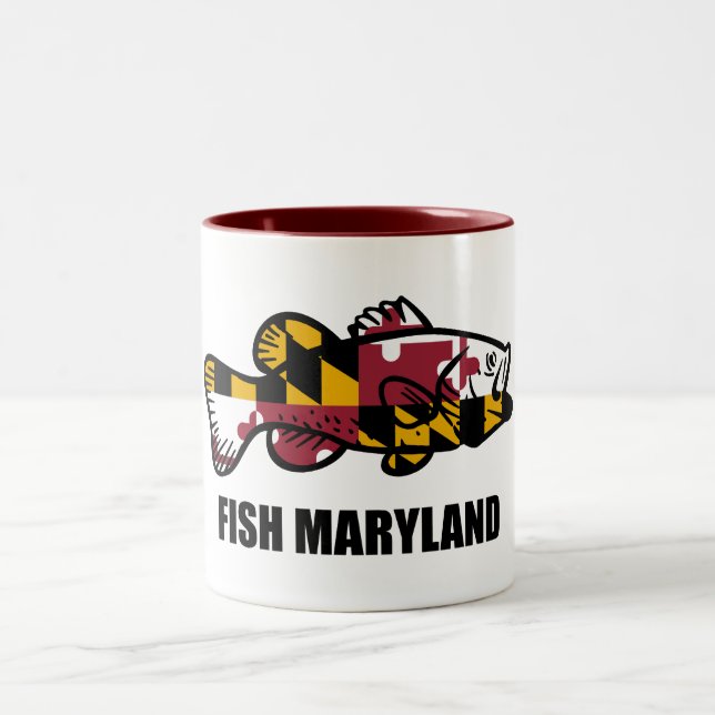 Fish Maryland Zweifarbige Tasse (Mittel)
