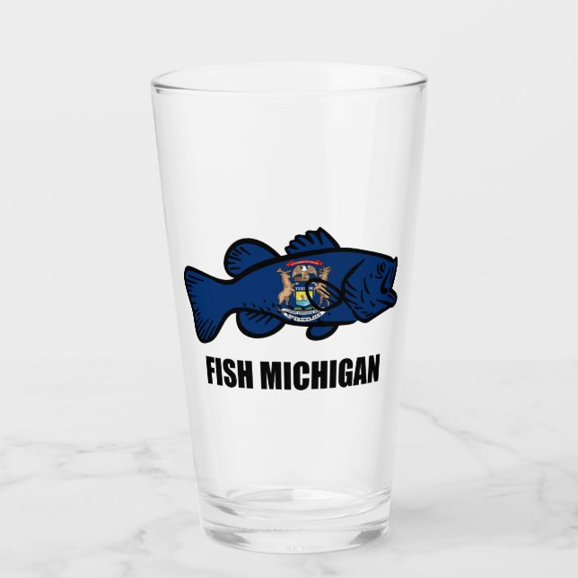 Fish Michigan Glas (Vorderseite)