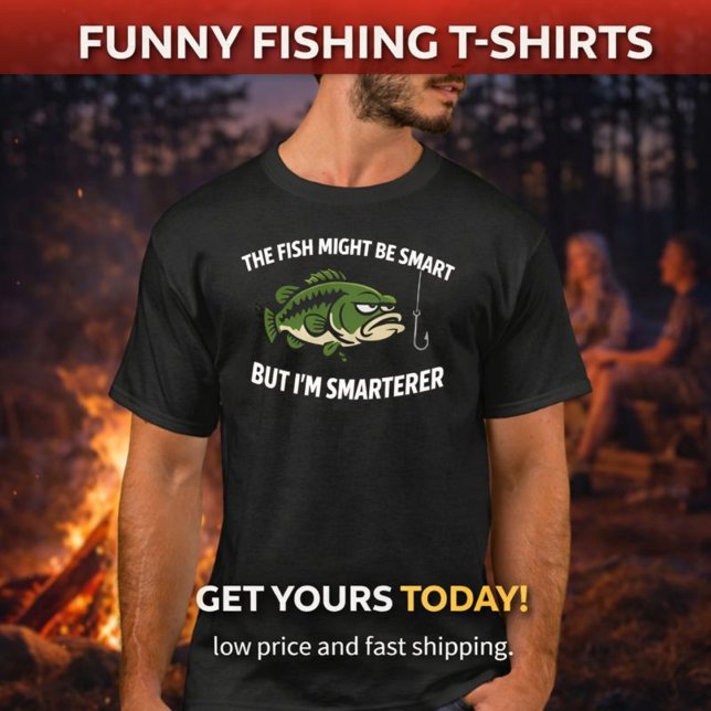 Fish Might Be Smart | Funny Fish  T-Shirt (Von Creator hochgeladen)