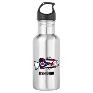 Fish Ohio Edelstahlflasche