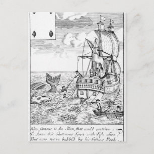 Fish Pool Spielkarte Postkarte