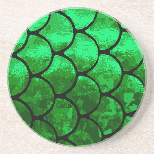 fish scales sandstein untersetzer (Vorne)