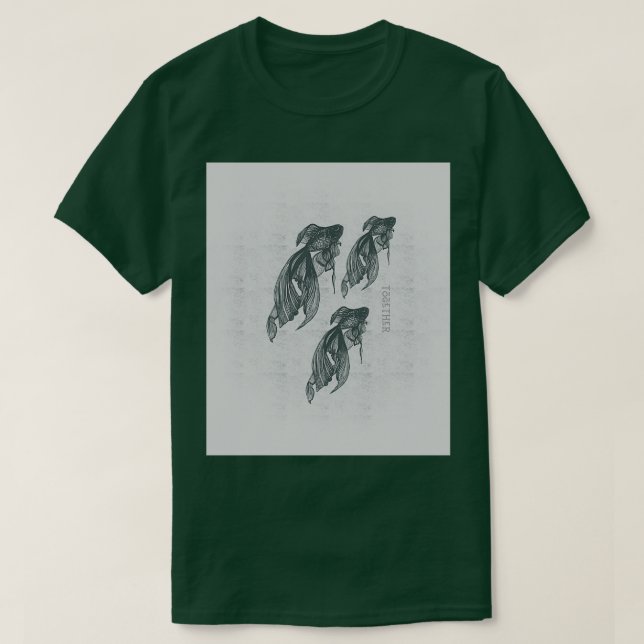 Fish together T-Shirt (Design vorne)