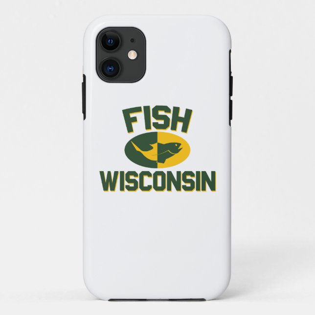 Fish Wisconsin Case-Mate iPhone Hülle (Rückseite)