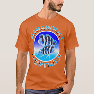 Fishaholics Anonymes Aquarium Fisch Frontosa Cichl T-Shirt
