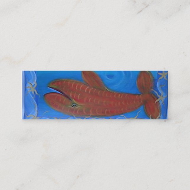 fishbizcard mini visitenkarte (Vorderseite)