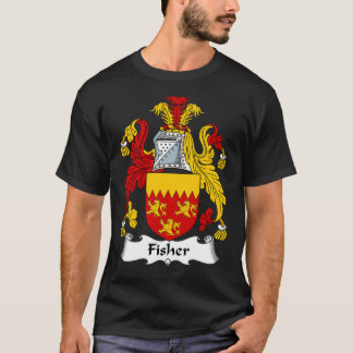 Fisher Coat of Arms Family Crest T-Shirt