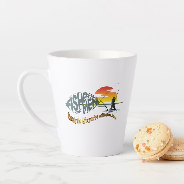 Fisher des hommes | Latte Mug (En situation)
