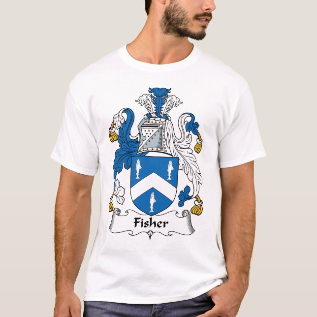 Fisher-Familienwappen T-Shirt (Vorderseite)