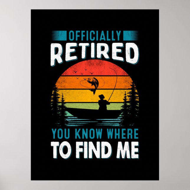 Fisher Geschenk müde Sie wissen, wo Sie mich finde Poster (Vorne)