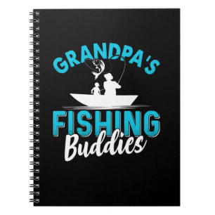 Fisher Grandpa Fishing Friends Notizblock