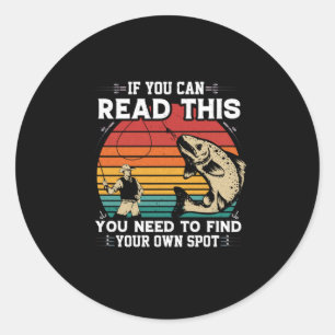 Fisher If You Can Read This Runder Aufkleber