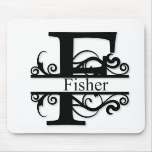 Fisher Monogram Mousepad