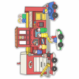 Fisher Price Little People Main Street Aufkleber