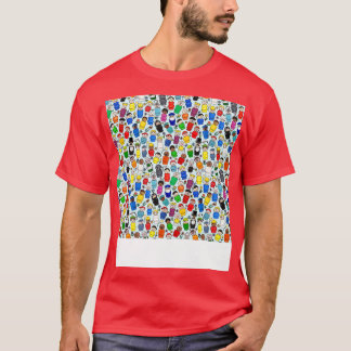 Fisher Price Little People und Blumen AllOver Pri T-Shirt