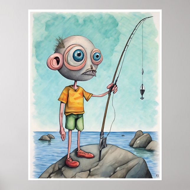 Fisherman - Archivkunst Print Poster (Vorne)