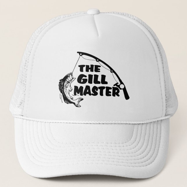 Fisherman As The Gill Master Trucker Hat Truckerkappe (Vorderseite)