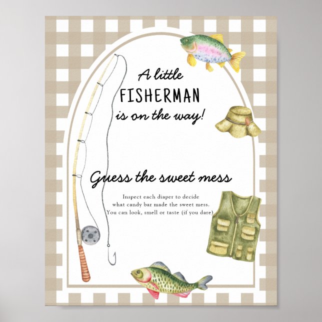 Fisherman Babydusche - Raten Sie mal, das süße Cha Poster (Vorne)