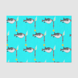 Fisherman Birthday Gift Seidenpapier