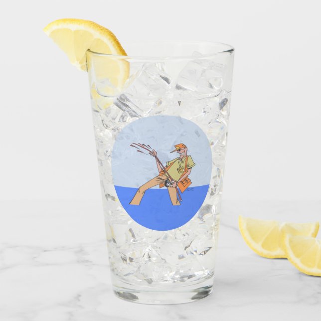 Fisherman Collins Glas tumbler (Vorderseite Ice)