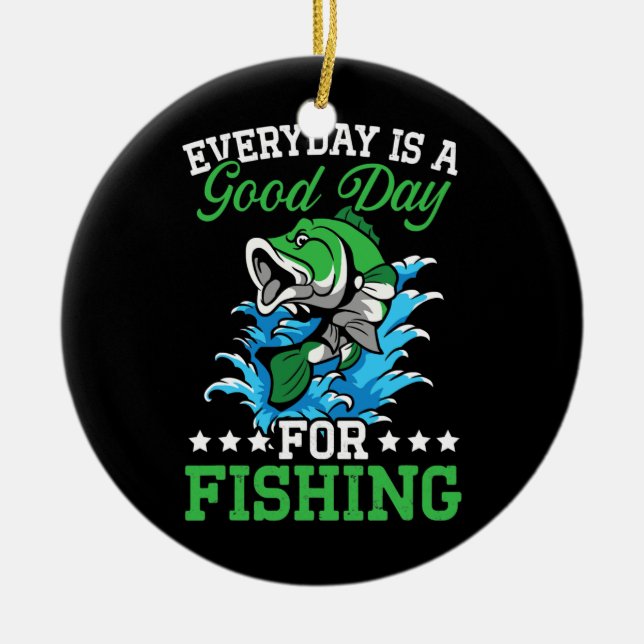 Fisherman Fish Lover Life Fish Keramik Ornament (Vorne)