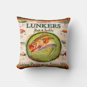 ‚Fisherman Lunker‘ Kissen