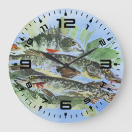 Fisherman Man Höhle Hütte Acrylwand Uhr