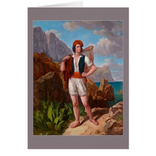 Fisherman on Amalfi Coast by Ebert (Vorne)