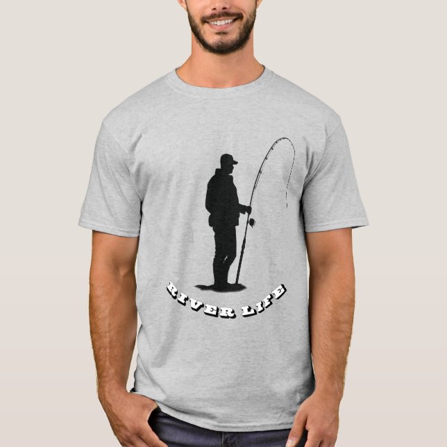 Fisherman River Life T-Shirt (Vorderseite)