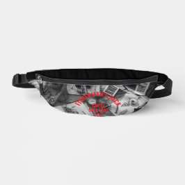 Fisherman’s Deck Black and White Bauchtasche