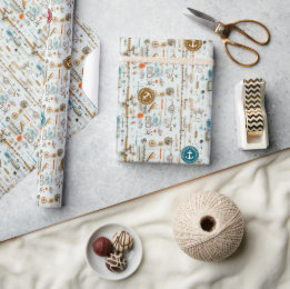 Fisherman’s Deck Wrapping Paper Geschenkpapier