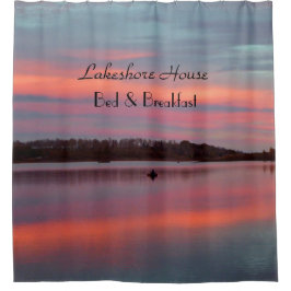 Fisherman Sunset Personalisiert Lake Dusche Vorhan Duschvorhang