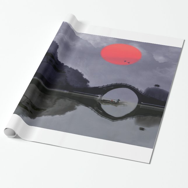 Fisherman Wrapping Paper Geschenkpapier (Ungerollt)