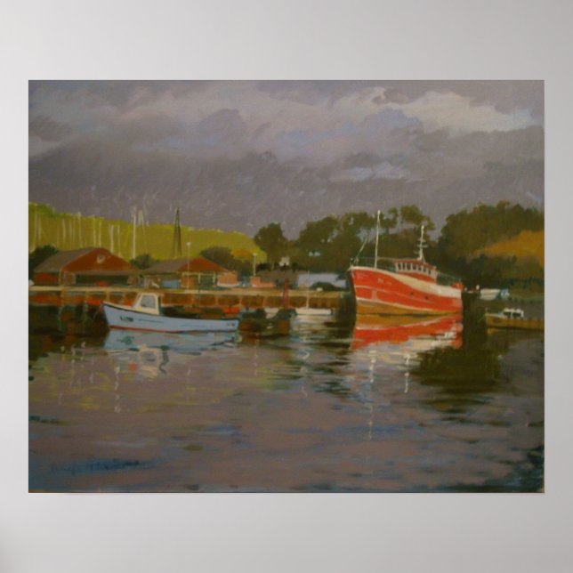 Fisherman's Quay Salcombe 2 Poster (Vorne)