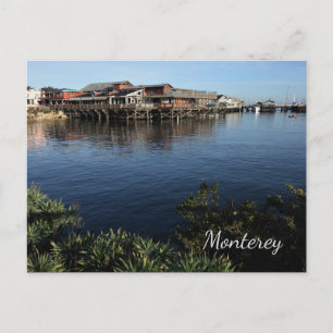 Fisherman's Wharf, Monterey, kalifornische Postkar Postkarte