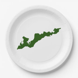 Fishers Island Logo Paper Teller - Green