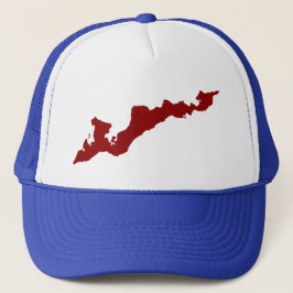 Fishers Island Trucker Hat - Red Truckerkappe