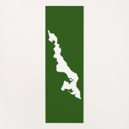 Fishers Island Yoga Mat - weiß/grün Yogamatte
