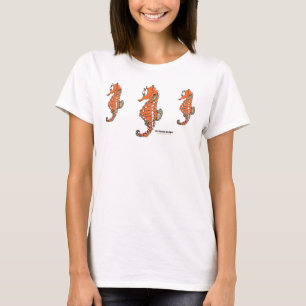 Fishfry conçoit le T-shirt de 3 hippocampes