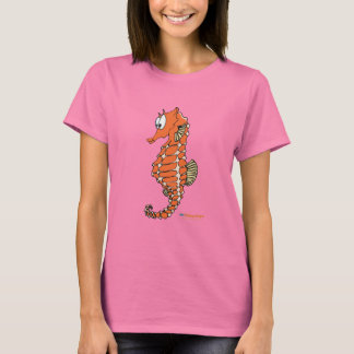 Fishfry design Sea Horse logo front T-shirt