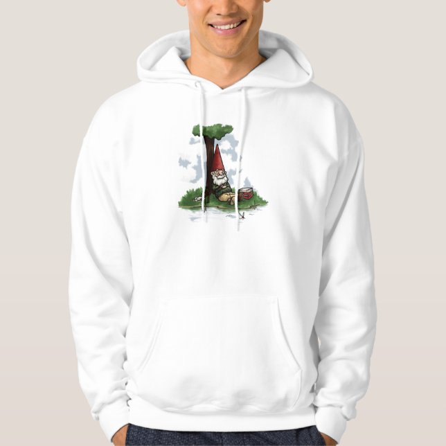 Fishin Gnome Hoodie (Vorderseite)