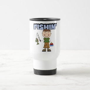 Fishin Jungen-T-Shirts und Geschenke Reisebecher