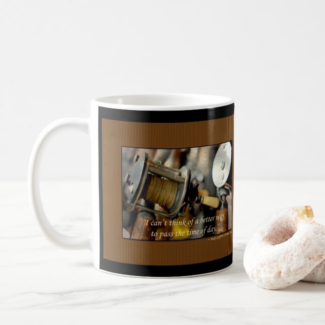 Fishin Loch-Tasse - Foto durch Joan Schulte Kaffeetasse (Mit Donut)