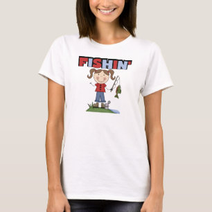 Fishin Mädchen-T - Shirts und Geschenke