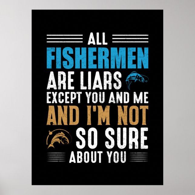 Fishing Art All Fisherman Poster (Vorne)